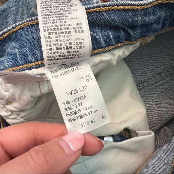 Levi’s Women’s 501 High Rise Straight Leg Jeans 28x30 - Picture 8 of 11